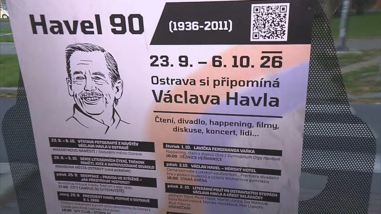 Ostravou jezdí Havlova literární tramvaj