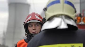 Simulace havárie v jaderné elekrárně Dukovany