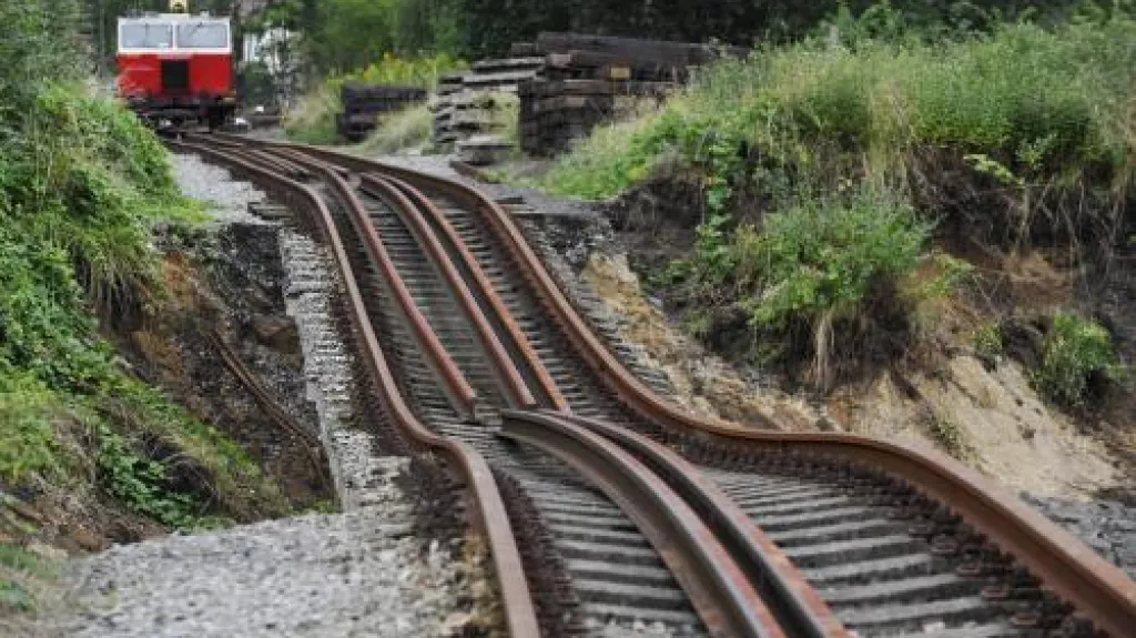 Poškozená trať