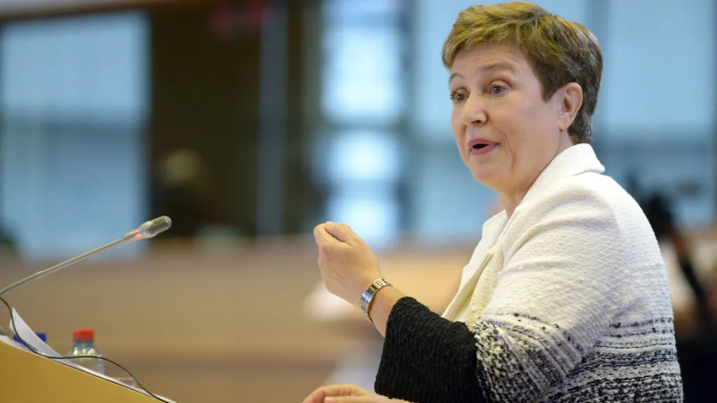 Místopředsedkyně Evropské komise Kristalina Georgievová