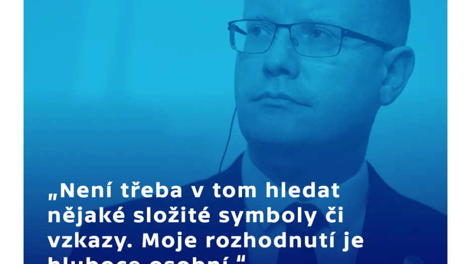 Bohuslav Sobotka odchází z vysoké politiky