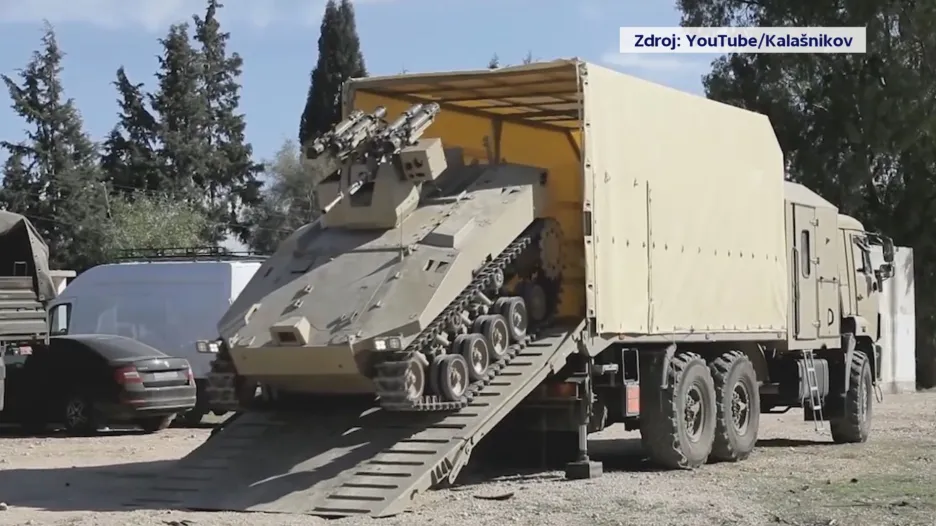 Autonomní tank firmy Kalašnikov