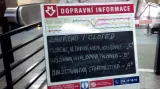 Zavřené metro v Praze