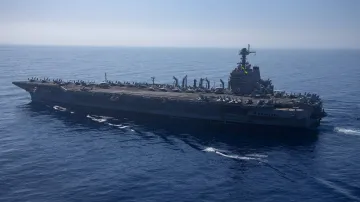 Největší letadlová loď na světě USS Gerald R. Ford (ilustrační foto)