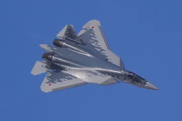 U Moskvy se zřítila nejmodernější ruská stíhačka Su-57