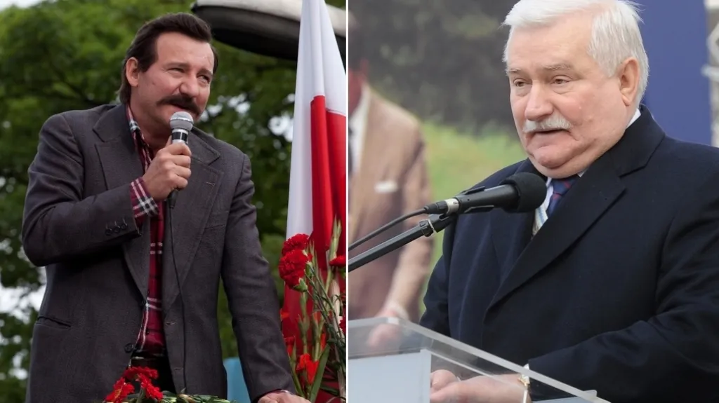 Robert Więckiewicz a Lech Walesa