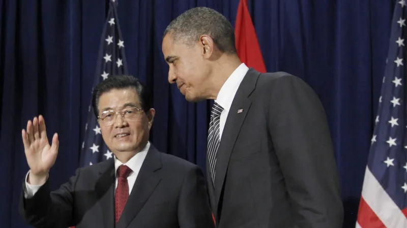 Barack Obama a Chu Ťin-tchao