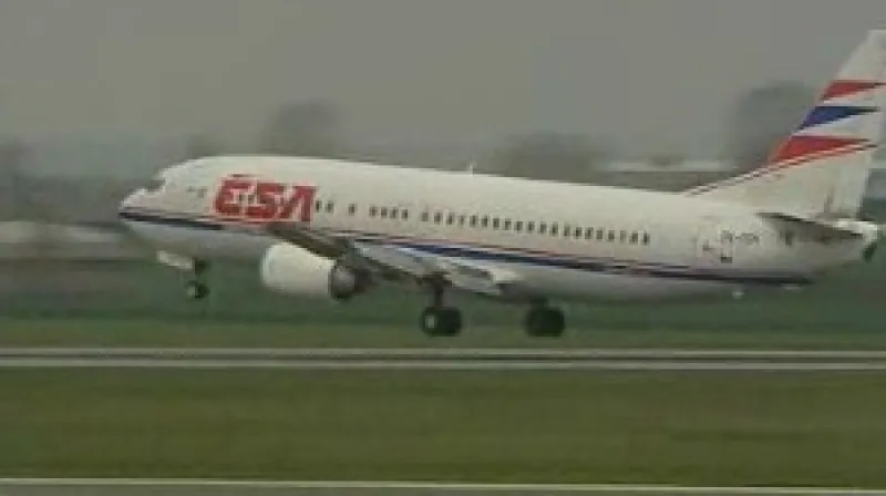 Přistávající letadlo