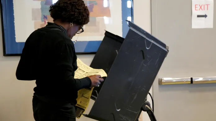 Předčasné hlasování v Charlotte v Severní Karolíně