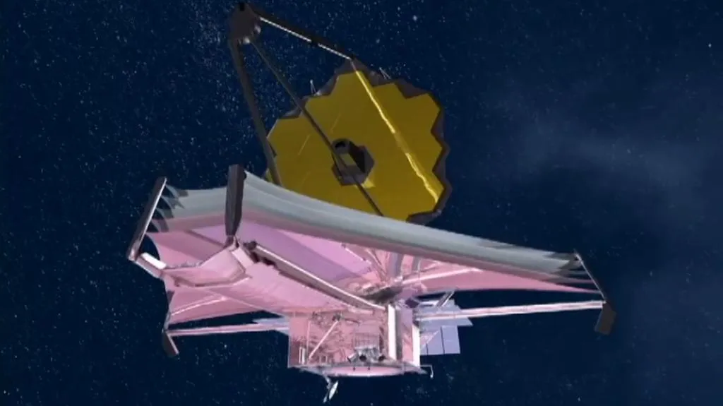 Schéma Webbova teleskopu