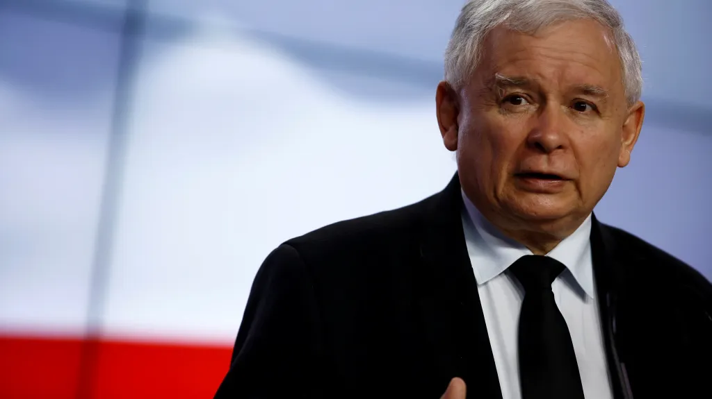 Šéf polské vládnoucí strany Právo a spravedlnost Jaroslaw Kaczyński
