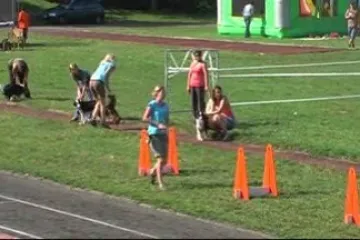 Ukázka výcviku psů agility a flyball