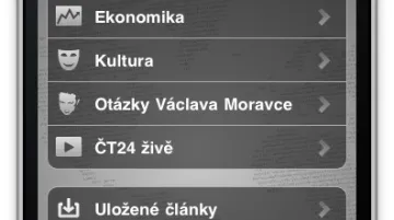 Aplikace ČT24 pro iPhone