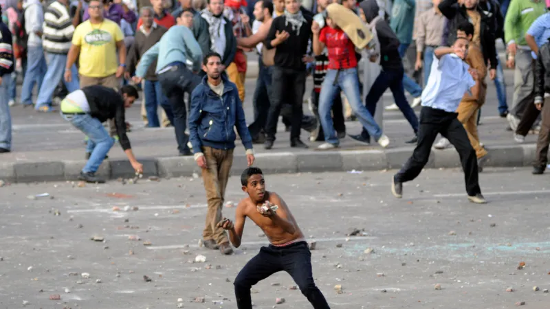 Egyptská demonstrace proti prezidentovi Mursímu v Alexandrii