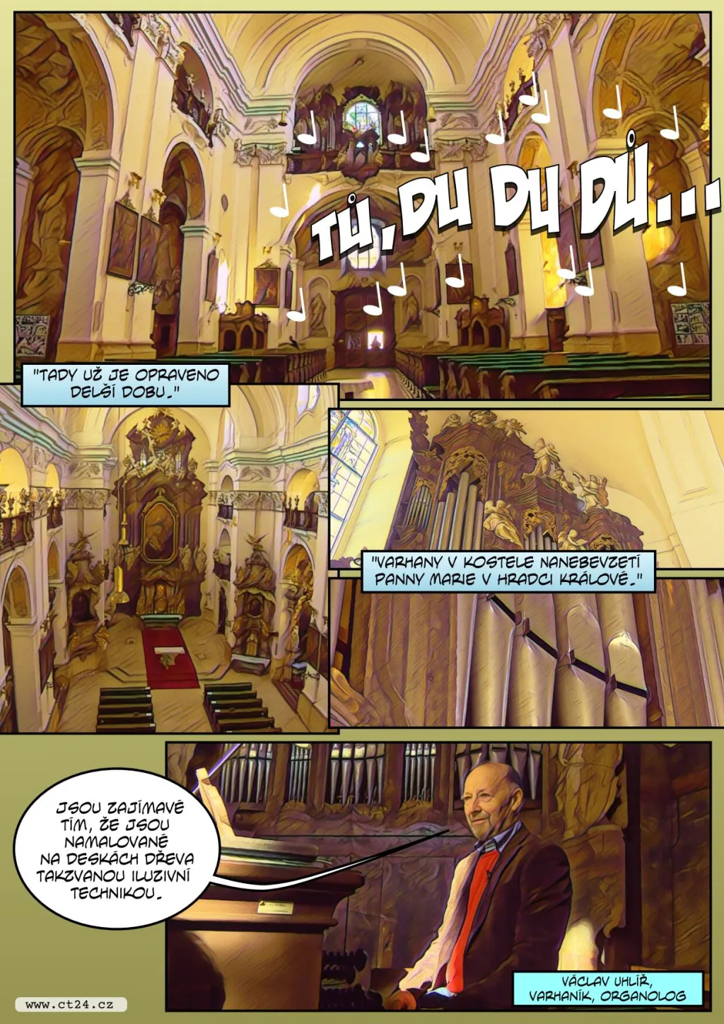 Projekt zachraňuje kostelní varhany