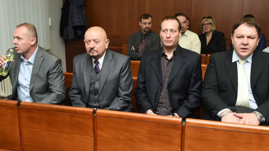 Takzvaný Toflův gang u soudu