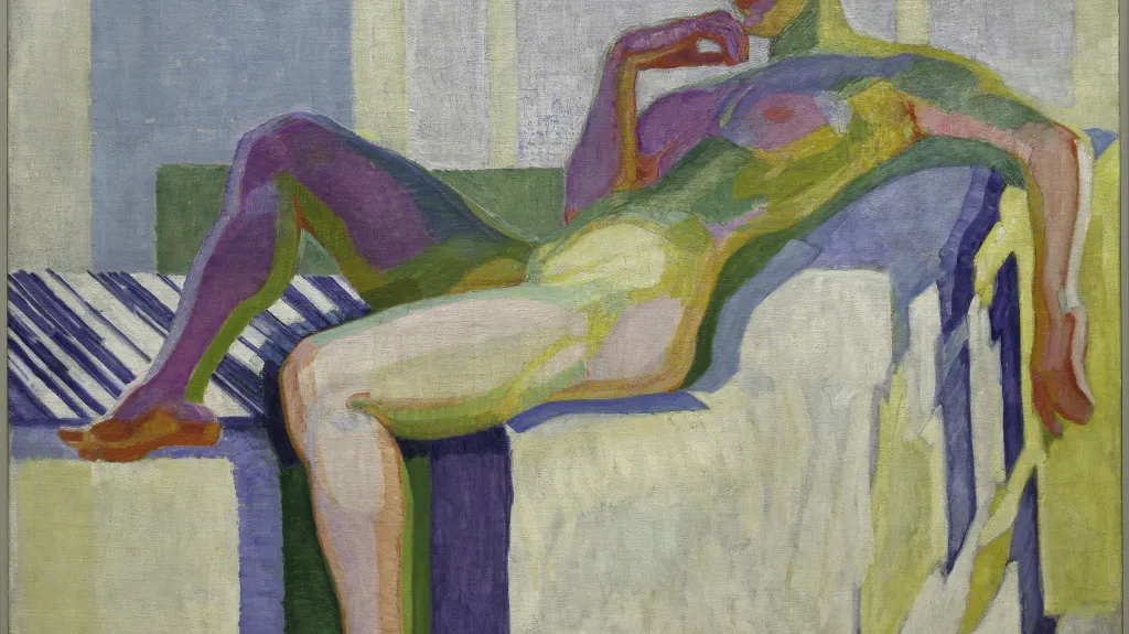 František Kupka / Velký akt (Plochy podle barev), 1910