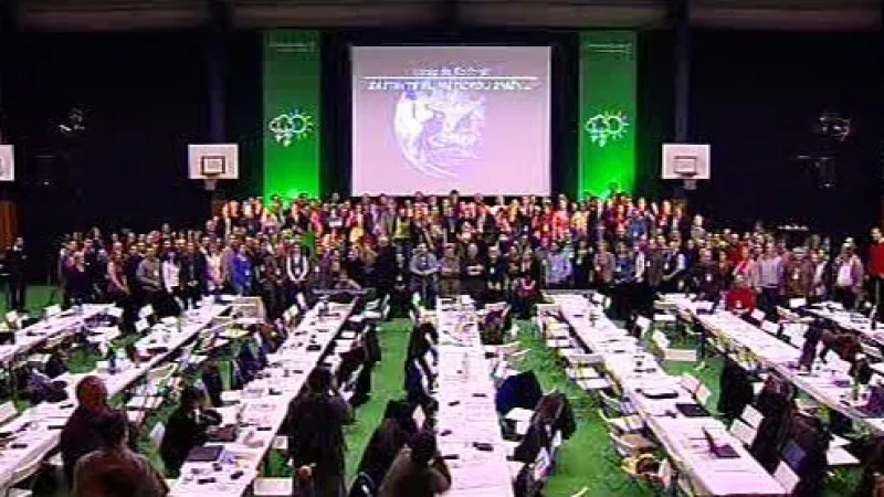 Hromadné foto delegátů kongresu