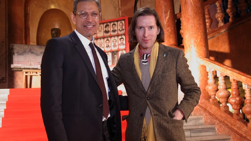 Wes Anderson a Jeff Goldblum