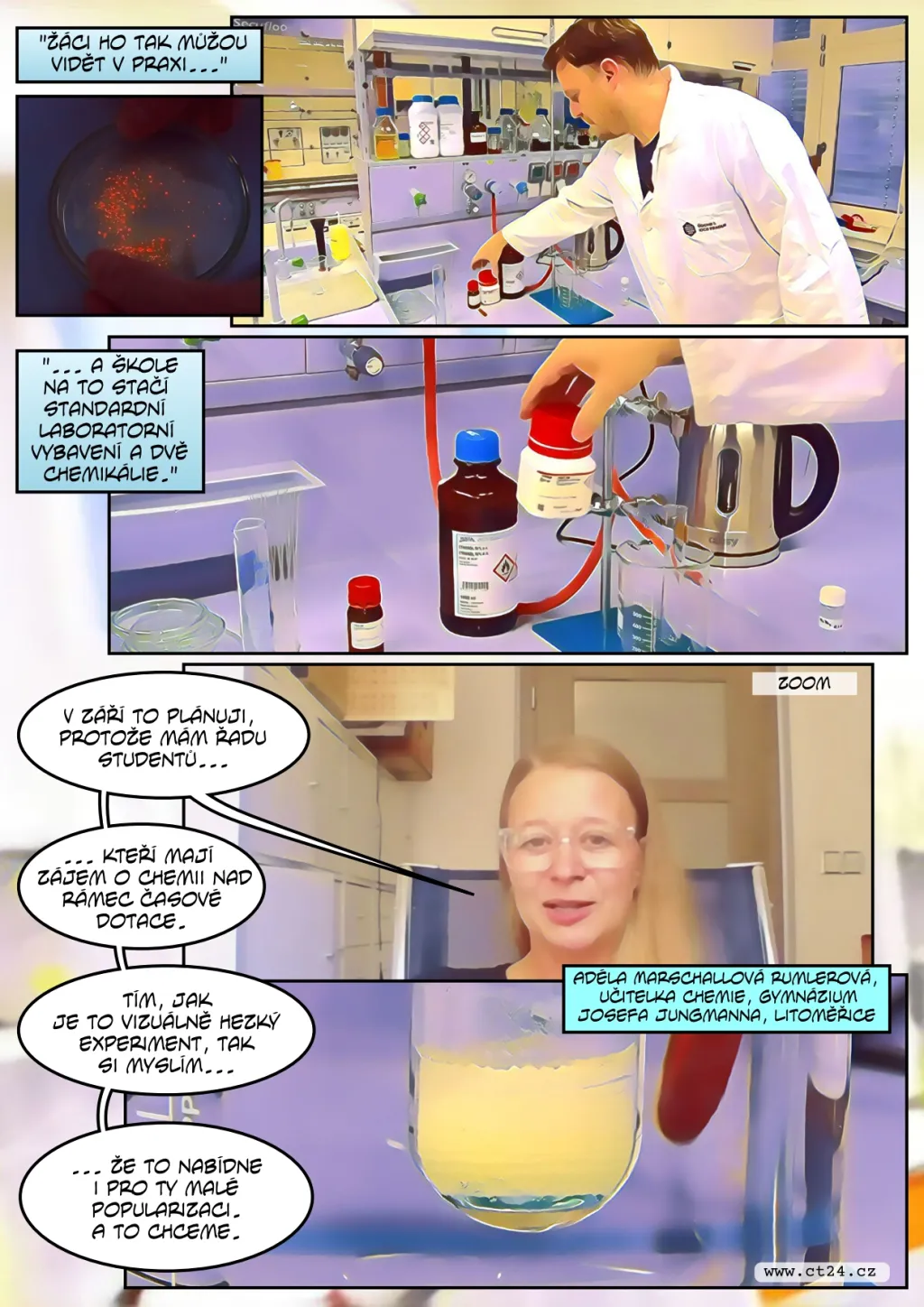 Nové školní pokusy by měly žáky zaujmout