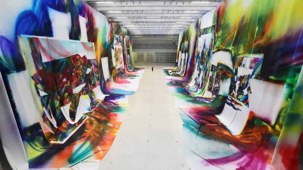 Instalace Zázračný obraz od Kathariny Grosseové