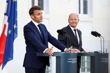 Scholz a Macron ujistili Ukrajinu o pokračující podpoře