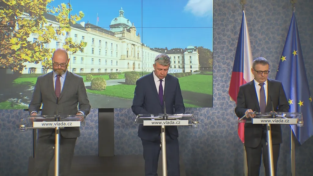 Brífink po pondělním jednání vlády