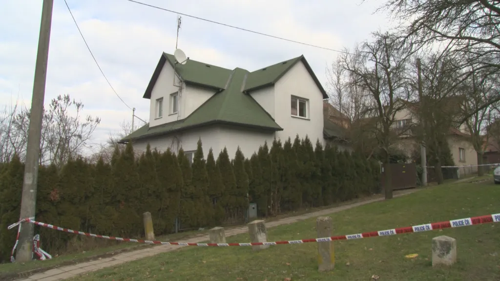 Dům v Podhoří, kde byla nalezena tři mrtvá těla