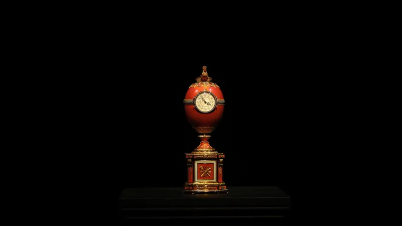 Vejce Rothschild Fabergé s hodinami