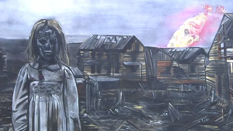 Obraz Jana Vytisky (z výstavy v The Chemistry Gallery)