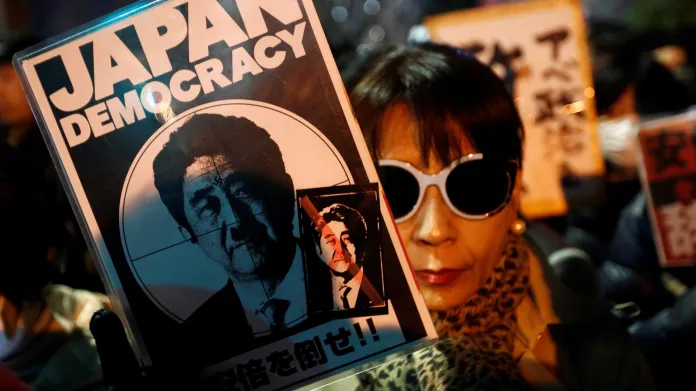 Protesty v Japonsku