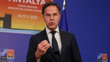 Generální tajemník NATO Mark Rutte na neformálním jednání ministrů zahraničí Aliance v Turecku (15. května 2025)