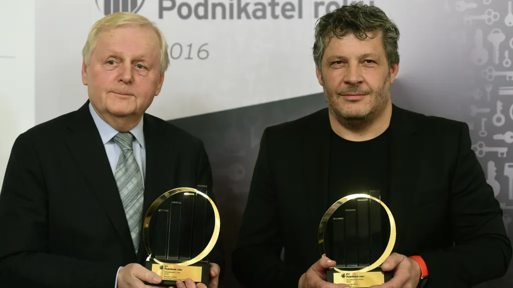 Miroslav Jelínek (vlevo) a Leopold Bareš