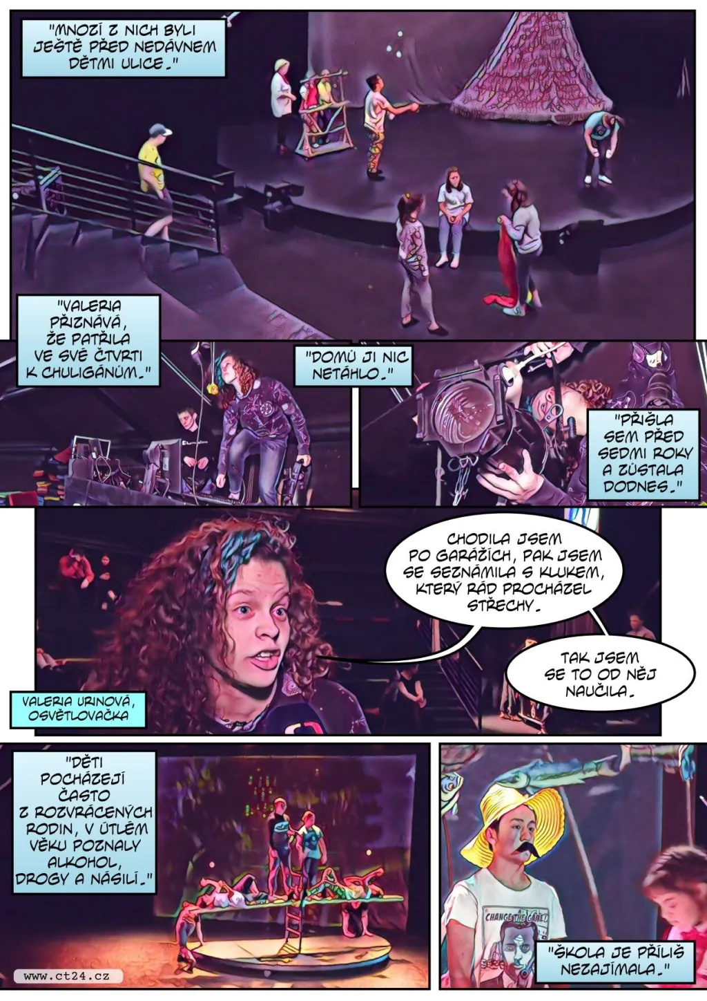 Cirkus jako naděje pro děti. Soubor v Rusku pomáhá mladistvým v nouzi