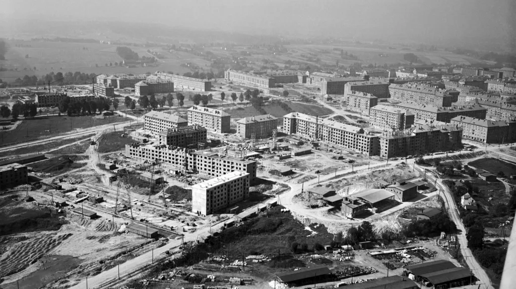 Výstavba Havířova - 1958