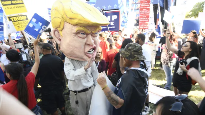 Protesty proti Trumpovi v Las Vegas