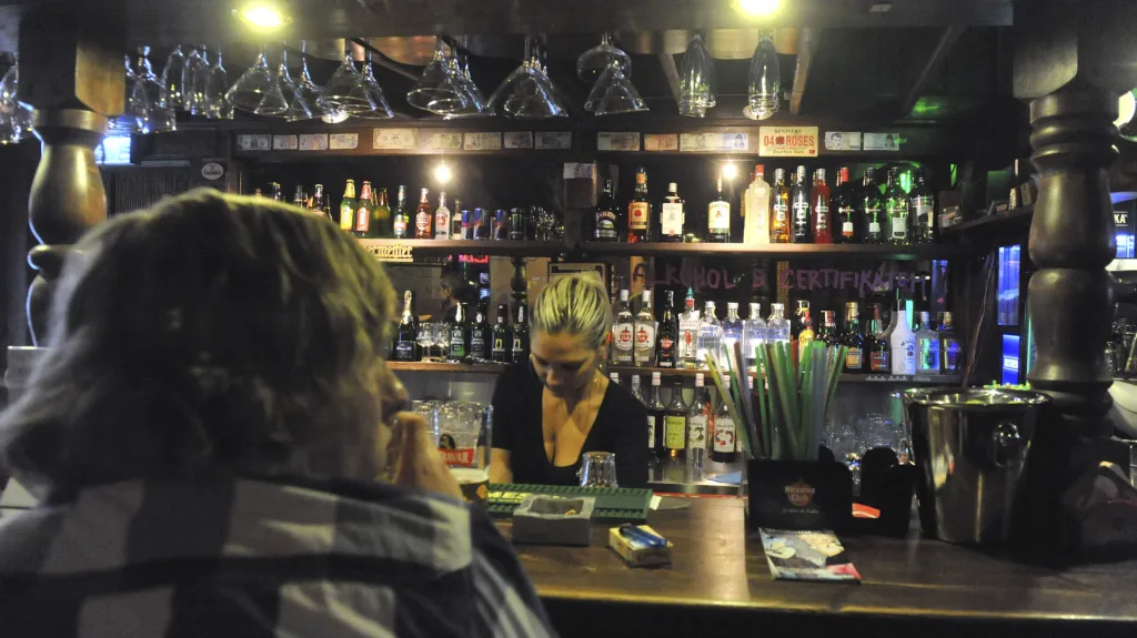 Bar ve Stodolní ulici v Ostravě