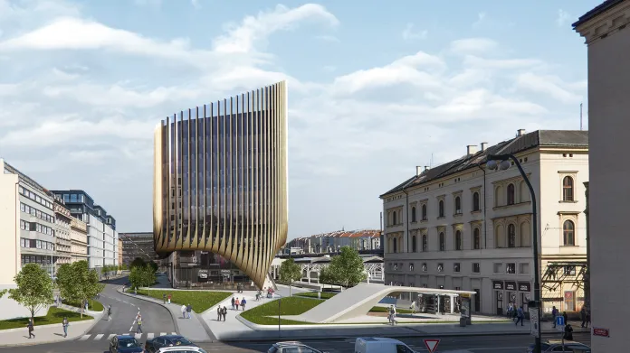Penta představila vizualizace k nové podobě okolí Masarykova nádraží podle světoznámého ateliéru Zaha Hadid.