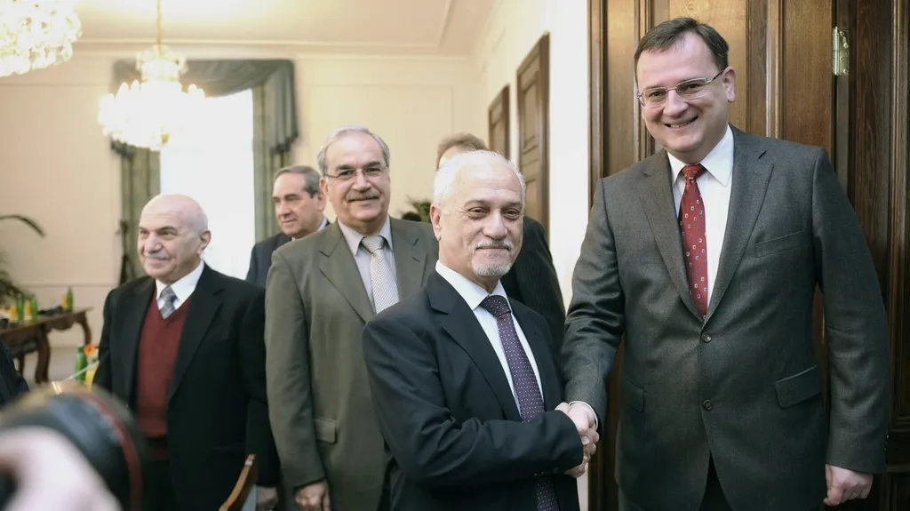 Premiér Nečas jednal s iráckou delegací