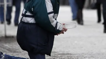 Ilustrační snímek muže bez domova