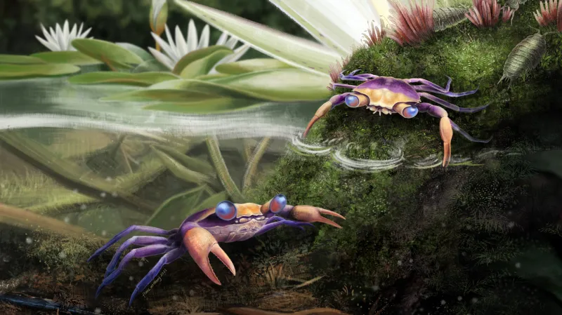 Rekonstrukce pravěkého kraba