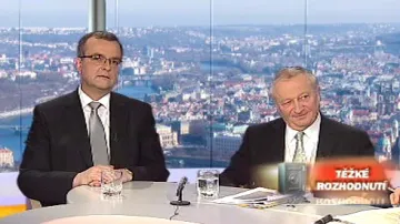 Miroslav Kalousek a Eduard Janota