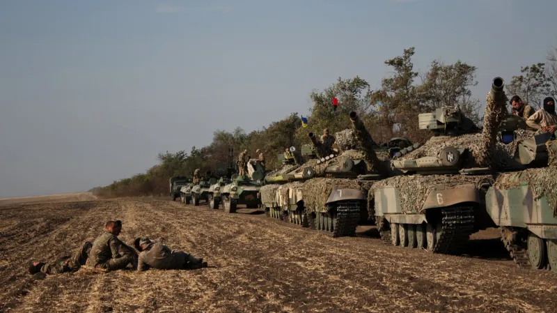 Těžká technika na východě Ukrajiny