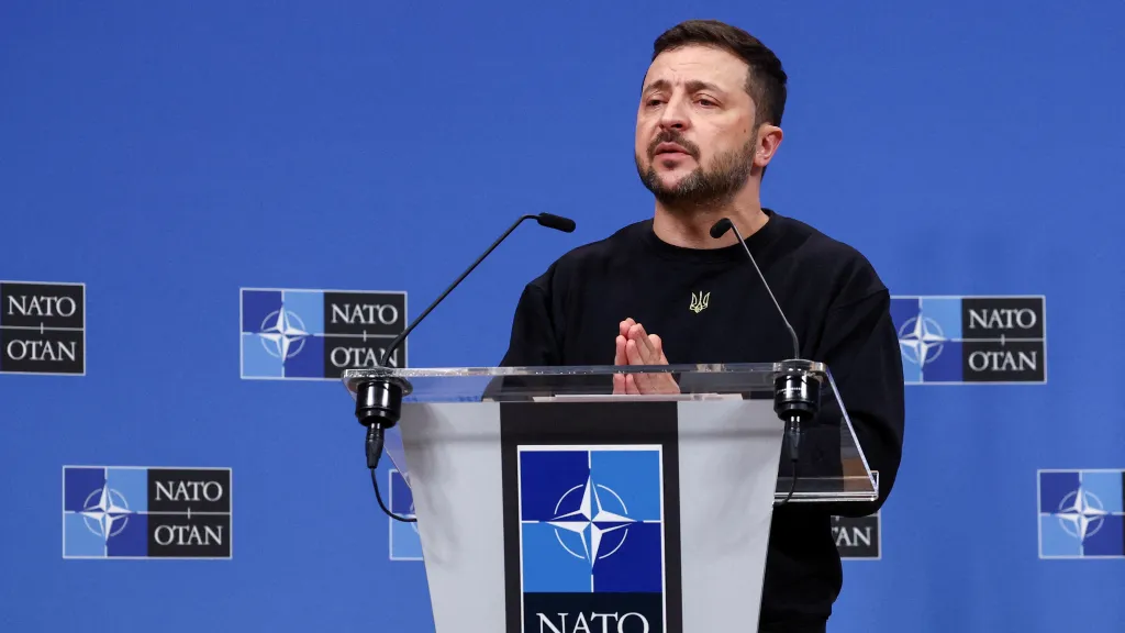 Ukrajinský prezident Volodymyr Zelenskyj