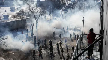 Místo střelby v americkém Minneapolisu