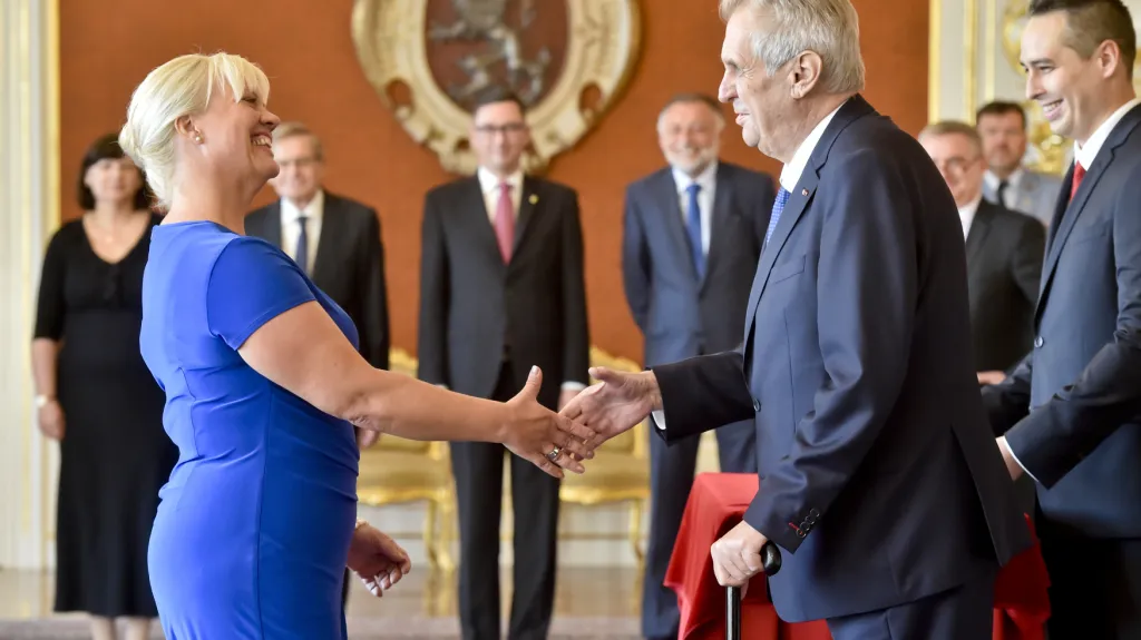 Miloš Zeman a Barbara Pořízková