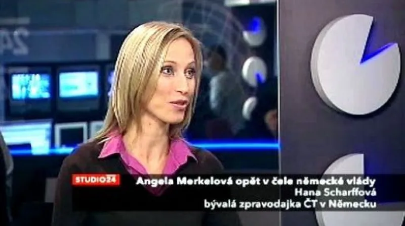 Hana Scharffová ve Studiu ČT24