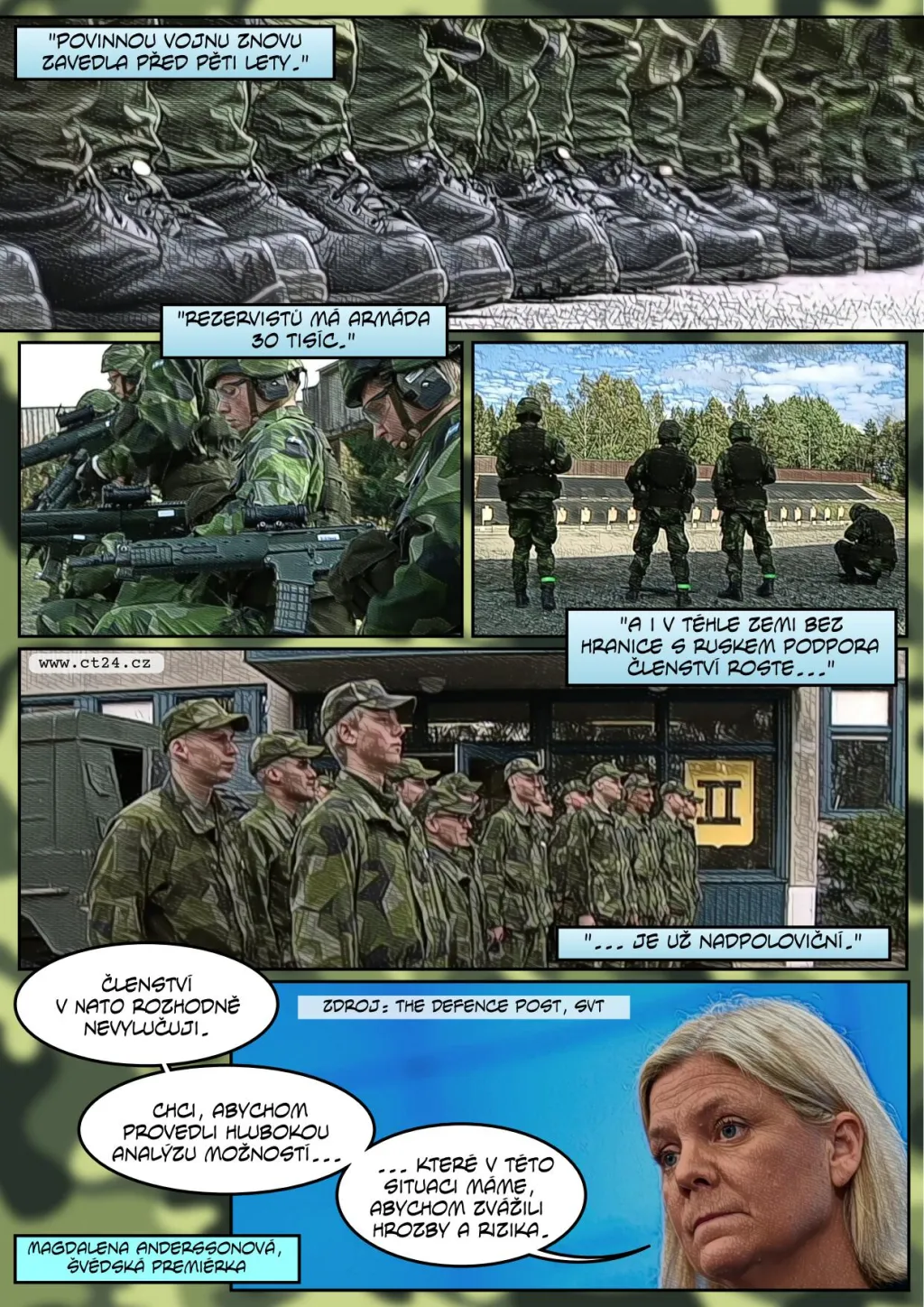 Finsko a Švédsko se v létě připojí k NATO, uvádí The Times