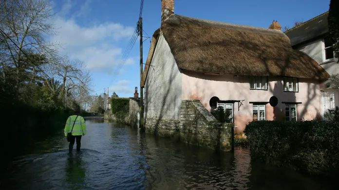 Jihozápadní Anglii trápí povodně