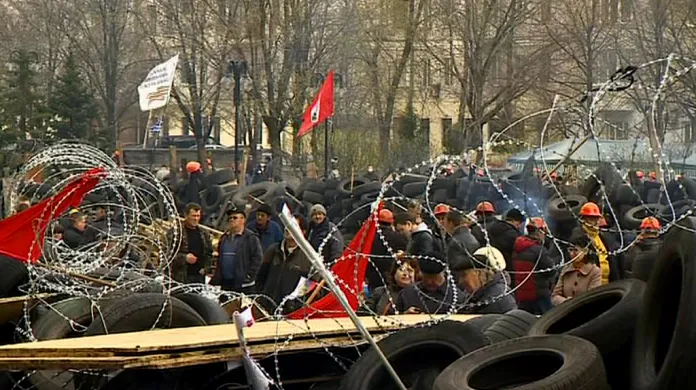 Protesty na východě Ukrajiny